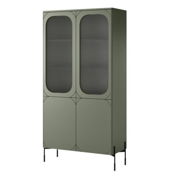 Vitrīnas skapis BARI 104/200/45 olives