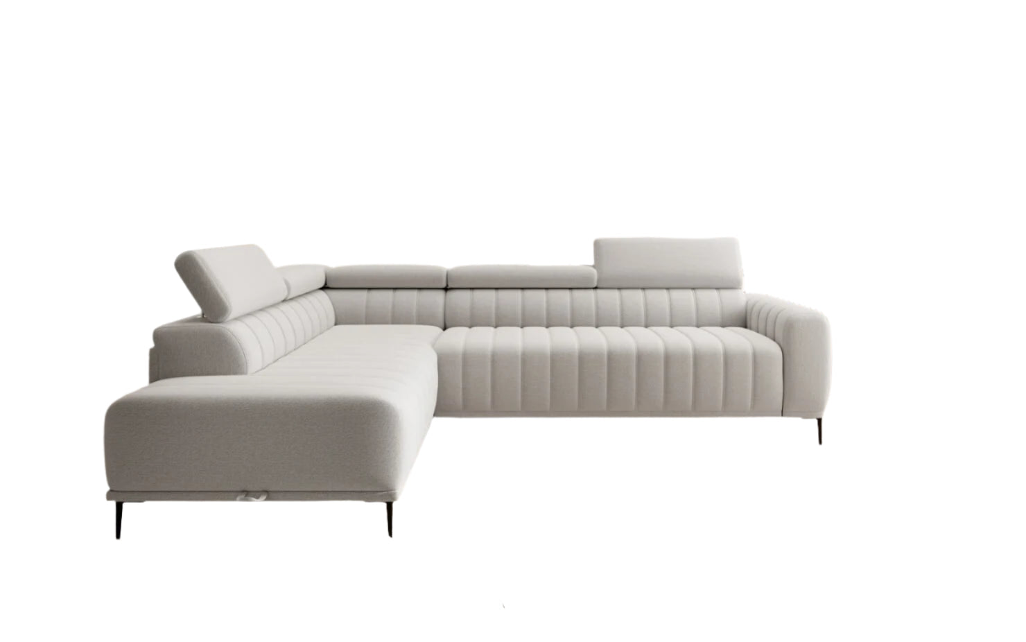 Dīvāns Gans 261/204/99 cm bēšs, florence 4 - N1 Home