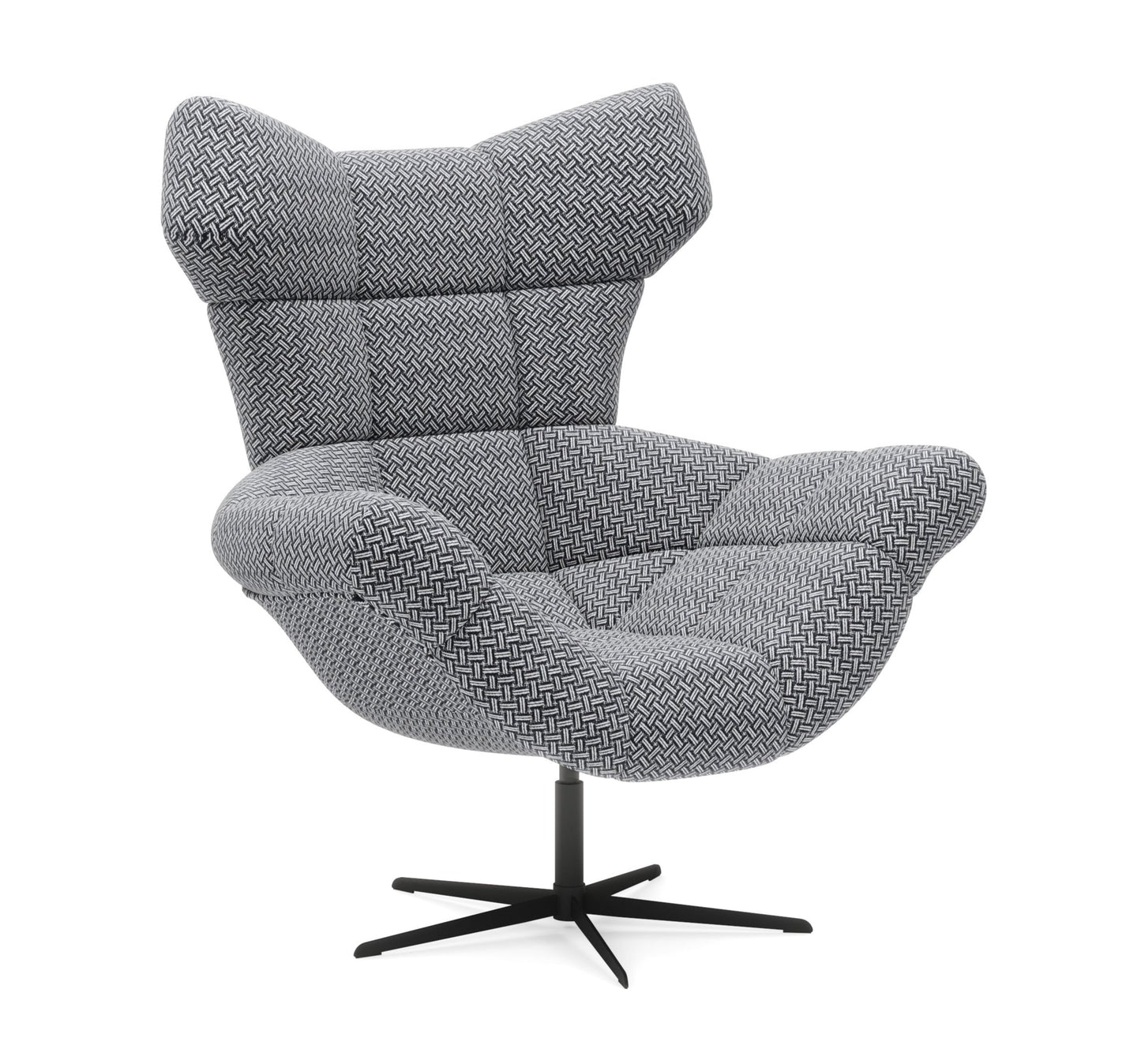 Krēsls SINS 119/103/84 cm melns/balts - N1 Home