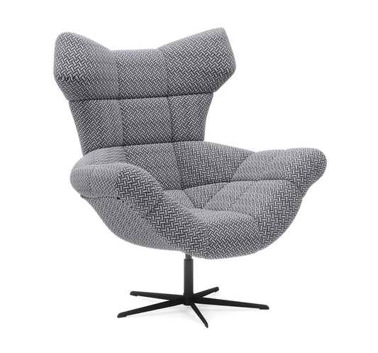 Krēsls SINS 119/103/84 cm melns/balts - N1 Home