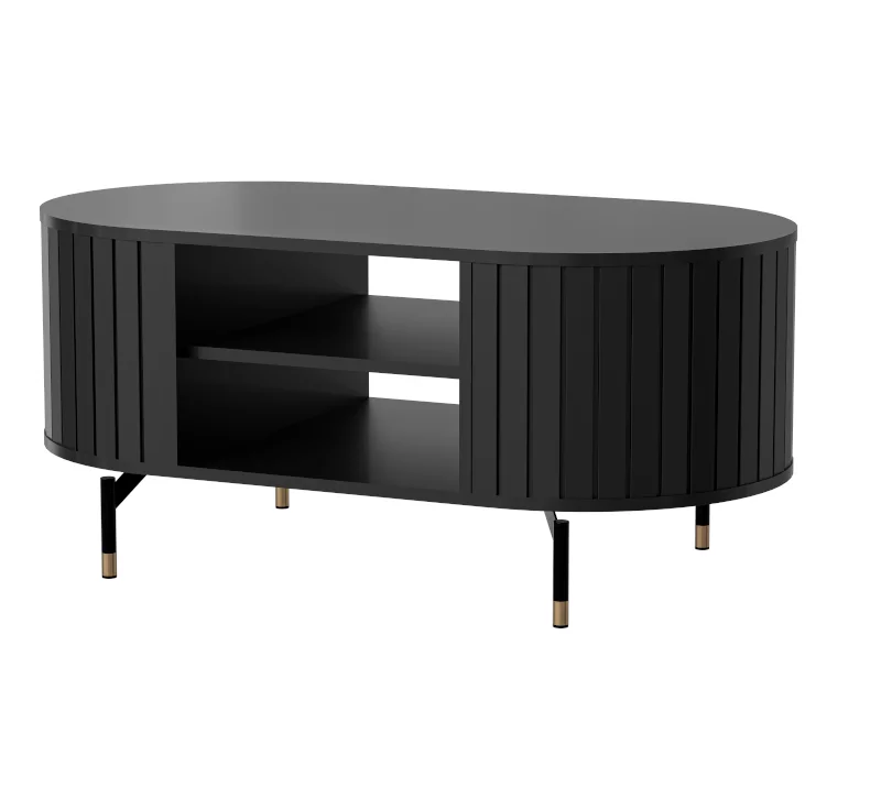 Kafijas galds Zanto 104/56/47 cm melns - N1 Home