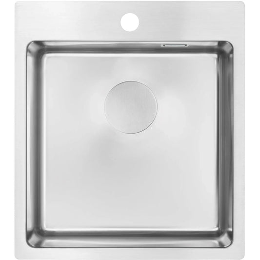 1 - bļoda tērauda izlietne matēts tērauds - N1 Home