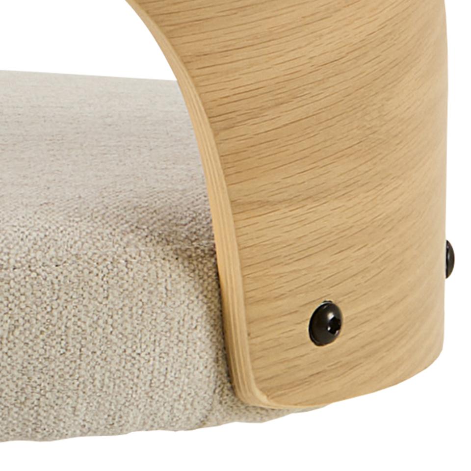 Bāra krēsls Luc 47/50/113 cm bēšs ozols - N1 Home