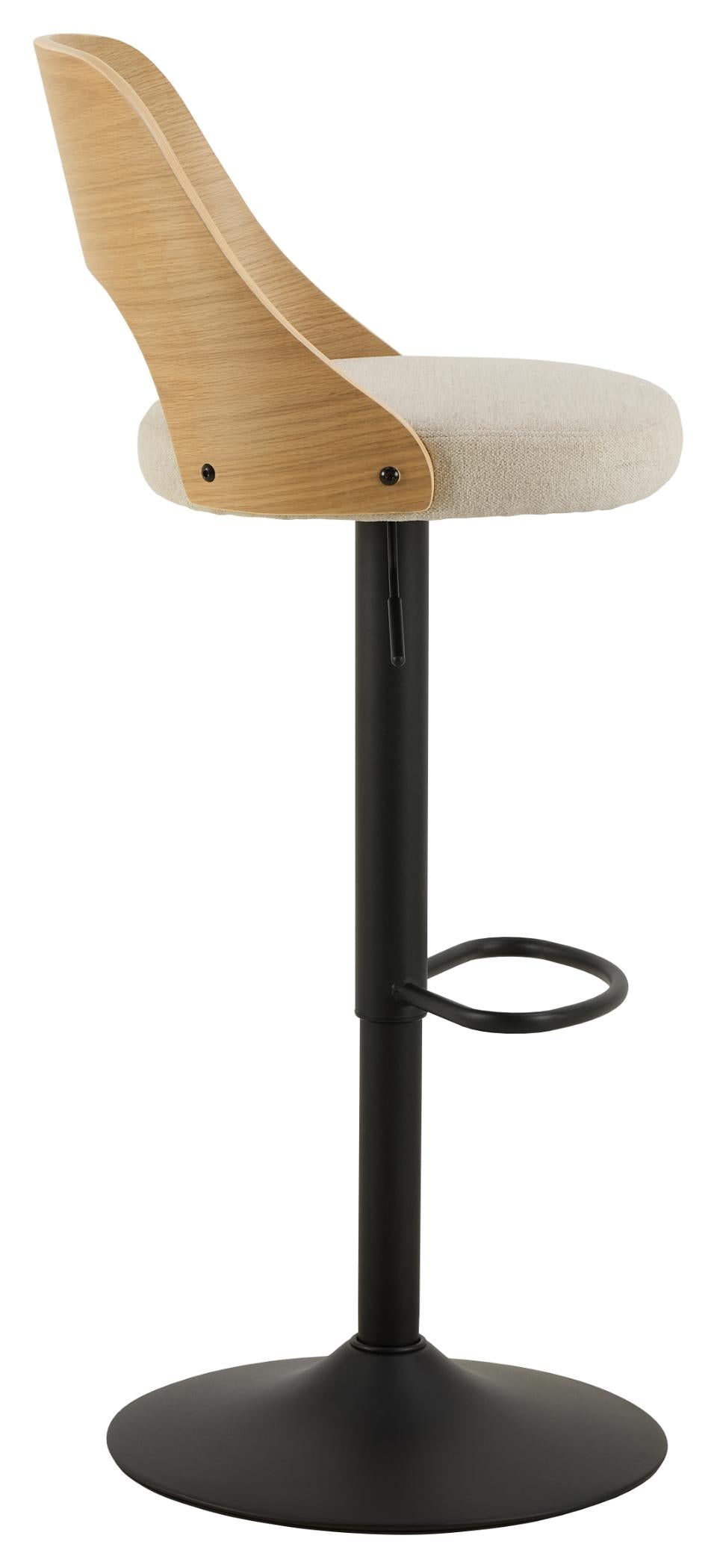 Bāra krēsls Luc 47/50/113 cm bēšs ozols - N1 Home