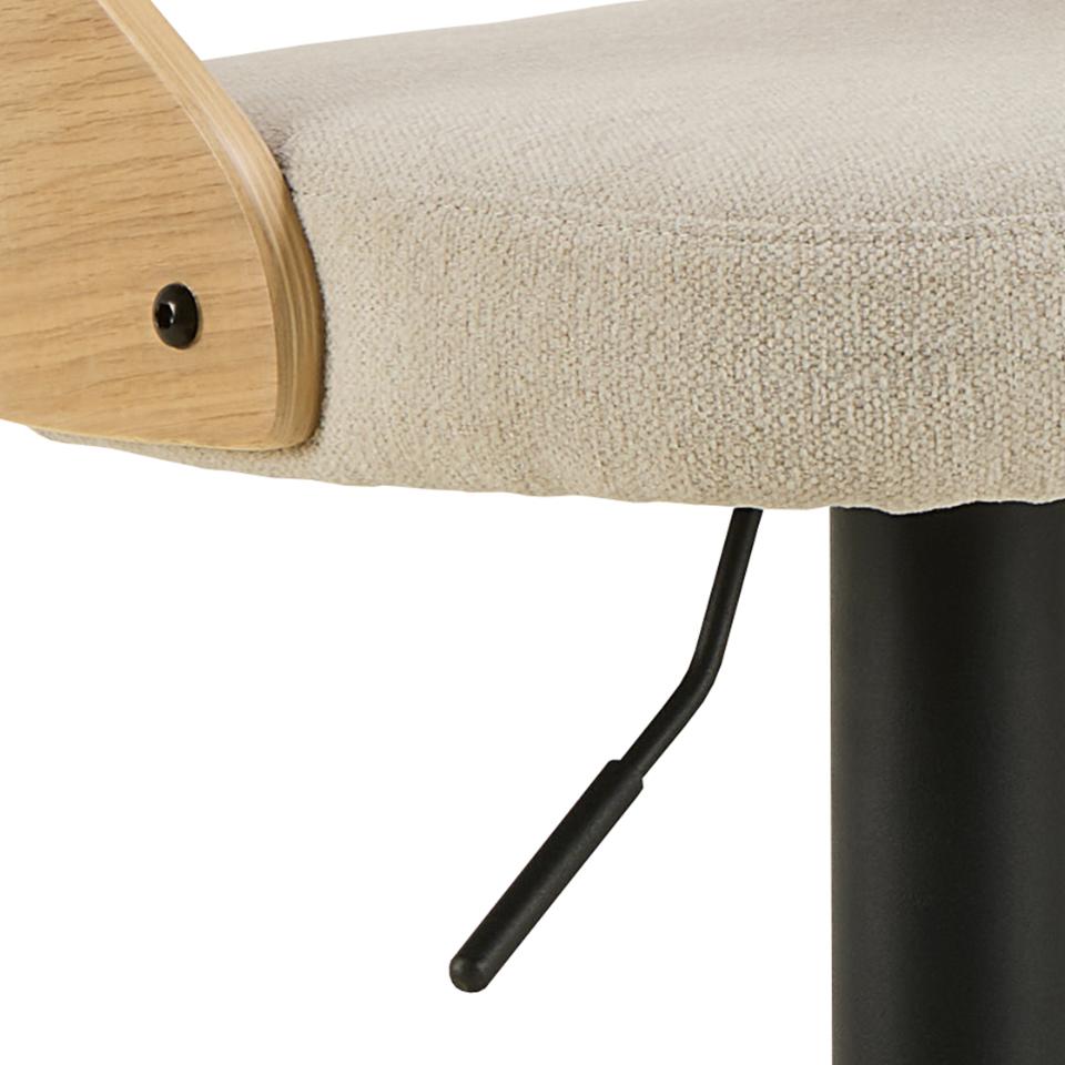 Bāra krēsls Luc 47/50/113 cm bēšs ozols - N1 Home