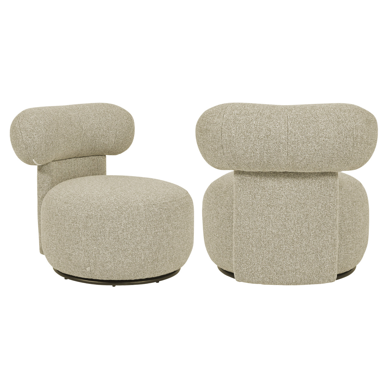 Krēsls Kaya Richmond Interiors 86/76/74 cm cayenne brown swivel