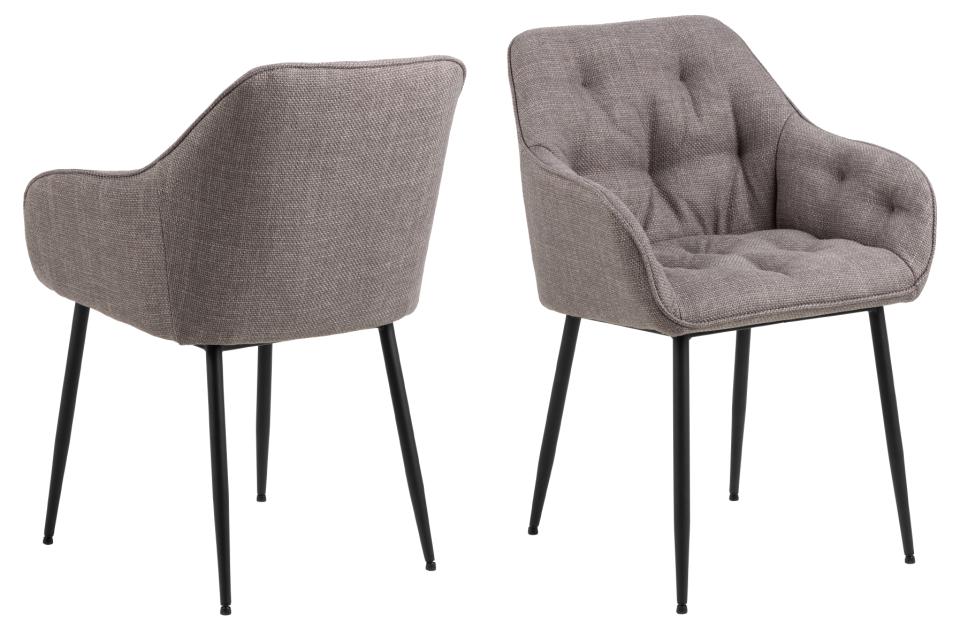 Krēsls Broo 58/55/83 cm gaiši pelēkbrūns - N1 Home