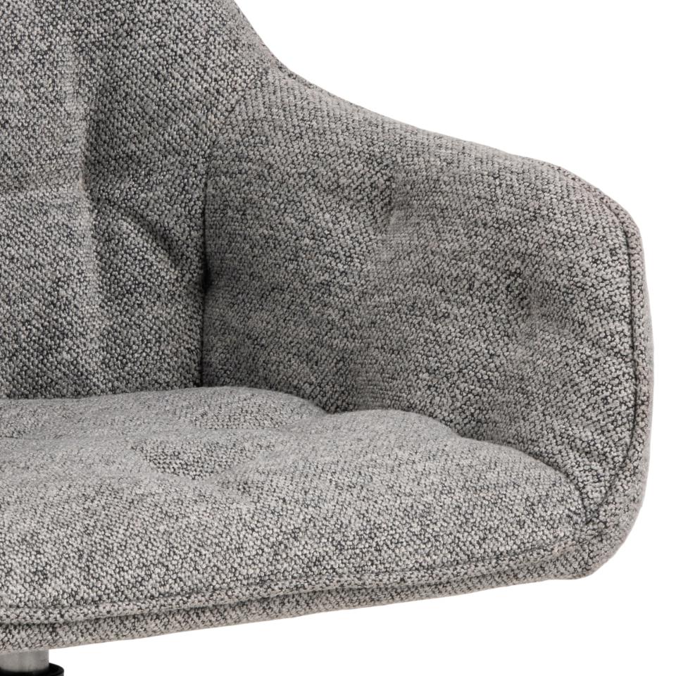 Krēsls Broo 57/54,5/82 cm pelēks - N1 Home