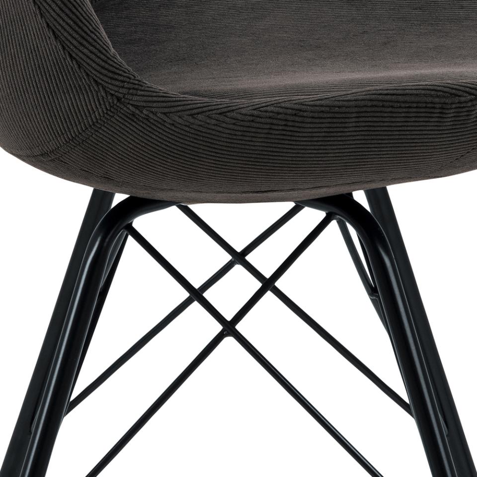 Krēsls Erkot 48/54/85 cm antracīts - N1 Home