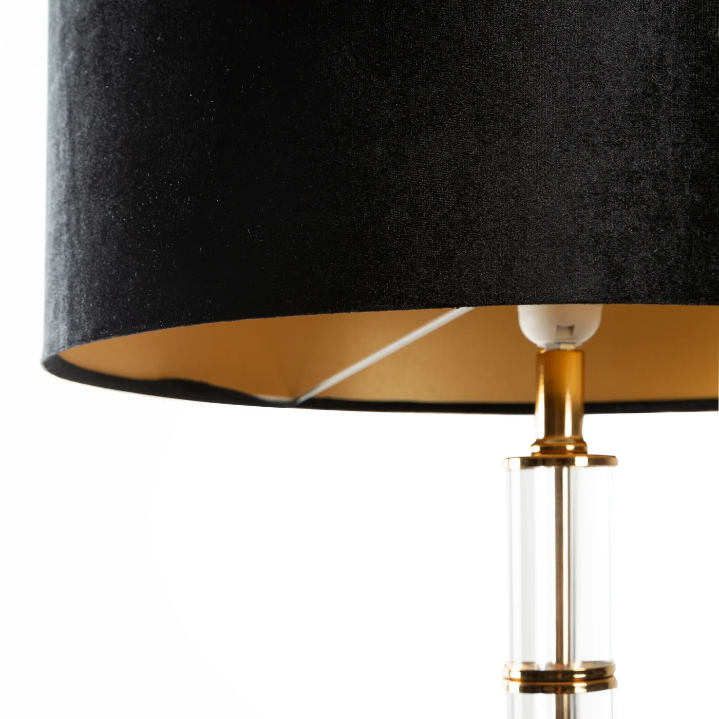 Stāvlampa Beno 46/163 cm melns/zelts - N1 Home