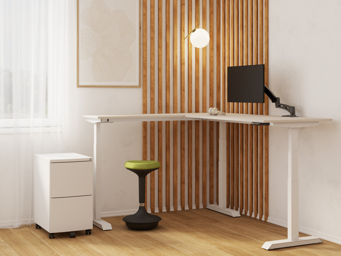 Regulējams rāmis Aktiva III 60-125 cm balts - N1 Home