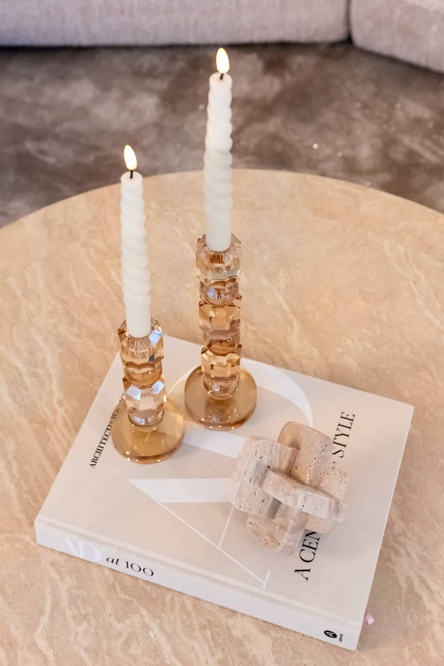 Kafijas galds Alexander Jones Richmond Interiors 100/36/100 cm bēšs Biltmore - N1 Home