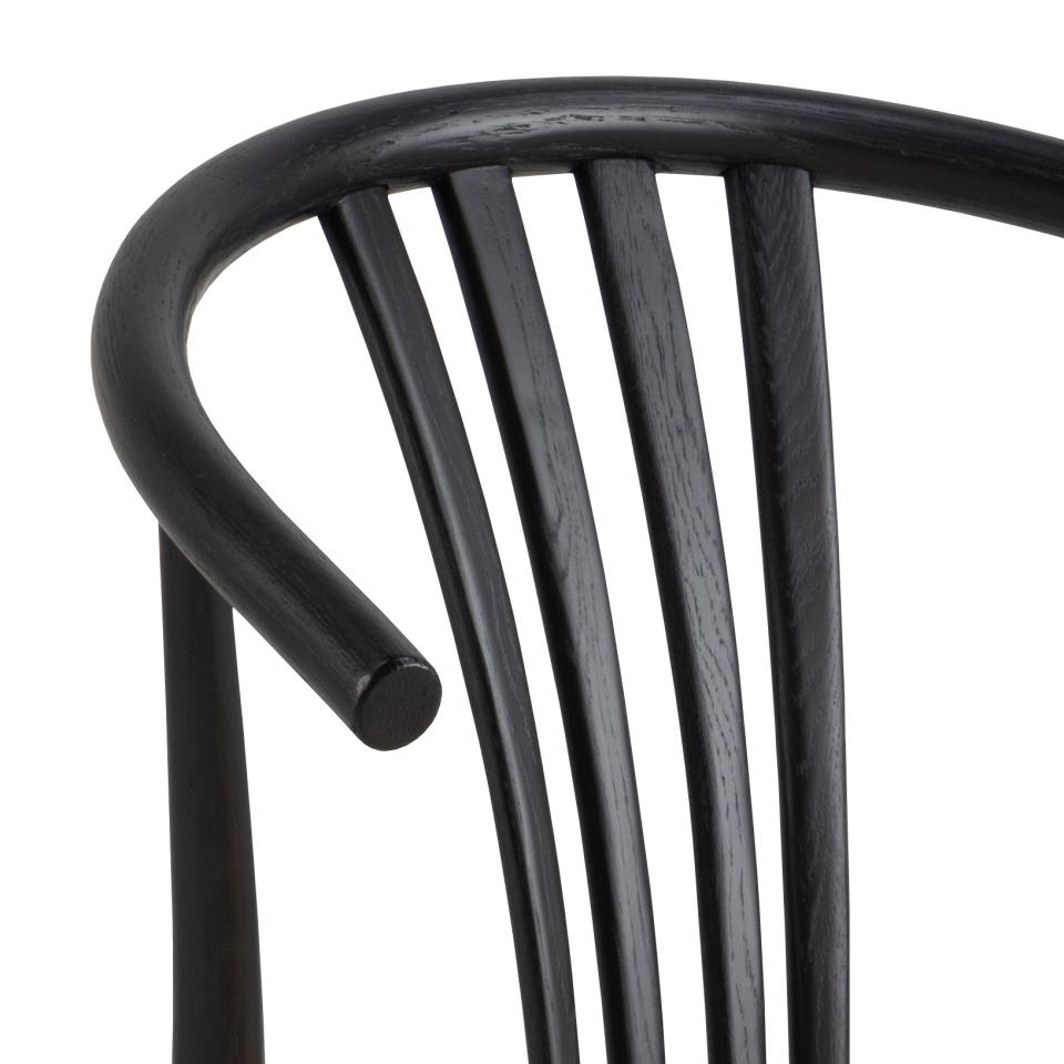 Krēsls Iyo 54/54/83 cm melns - N1 Home