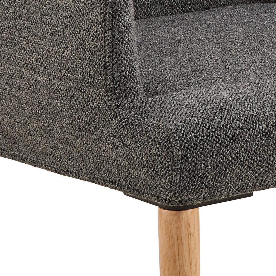 Krēsls Zort 56/60/83 cm antracīts - N1 Home