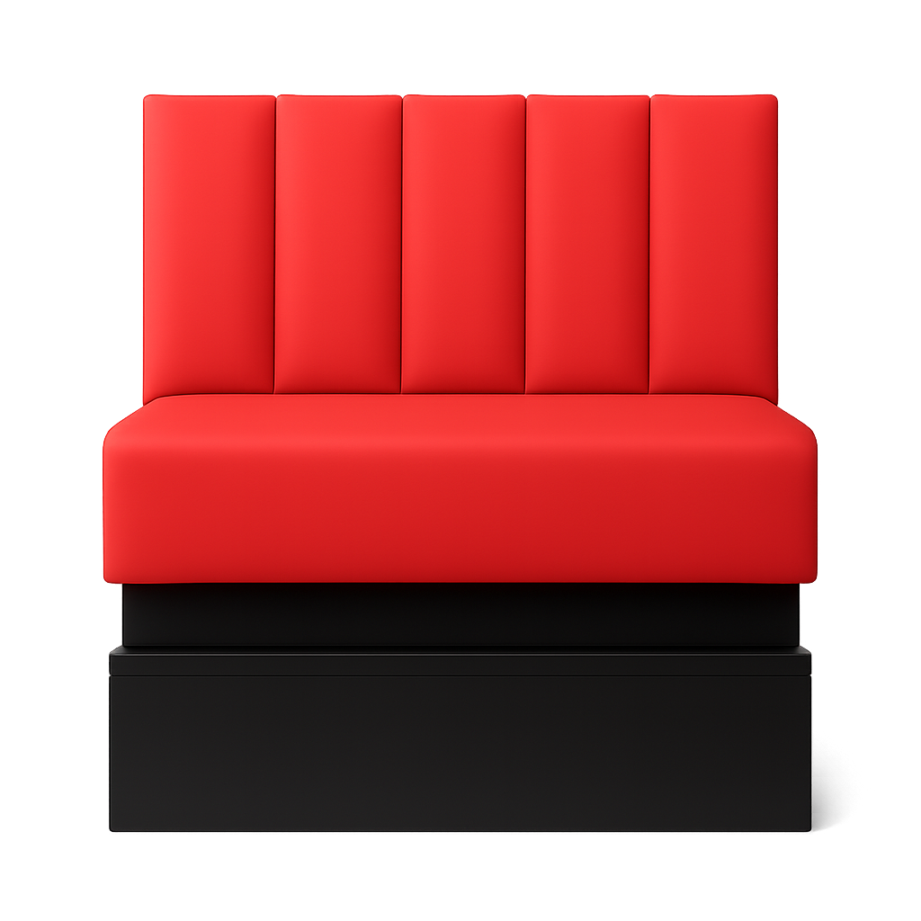 Sofa Amer mit Podest Lounge 130/65/74 cm sarkans