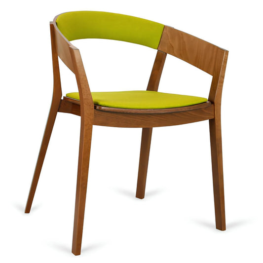 Koka krēsls ARC II pufs 78/61/53 cm - N1 Home