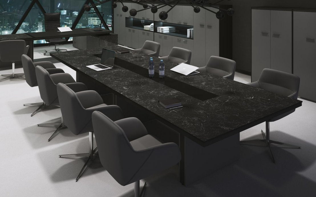 Galds Aris 200, 240/100/75 cm Sudraba Tectona DN1/balts - N1 Home