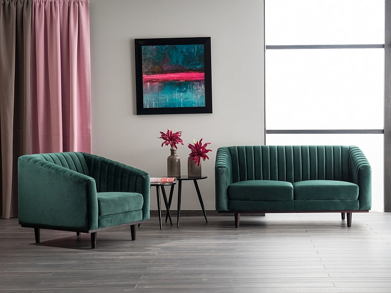 Asprey Velvet zaļš dīvāns - N1 Home