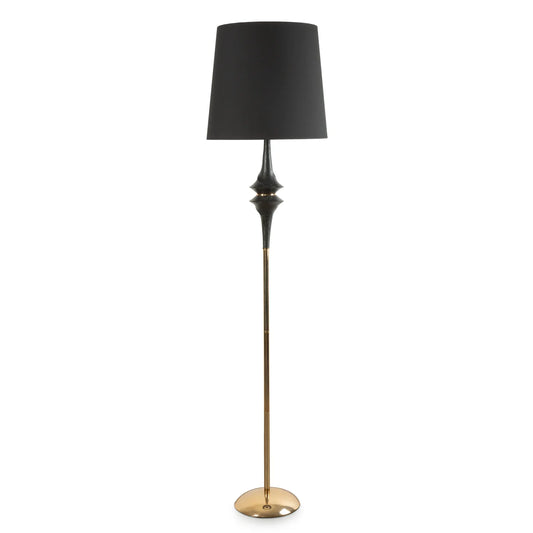 Stāvlampa Suza 36/178 cm melns/zelts - N1 Home