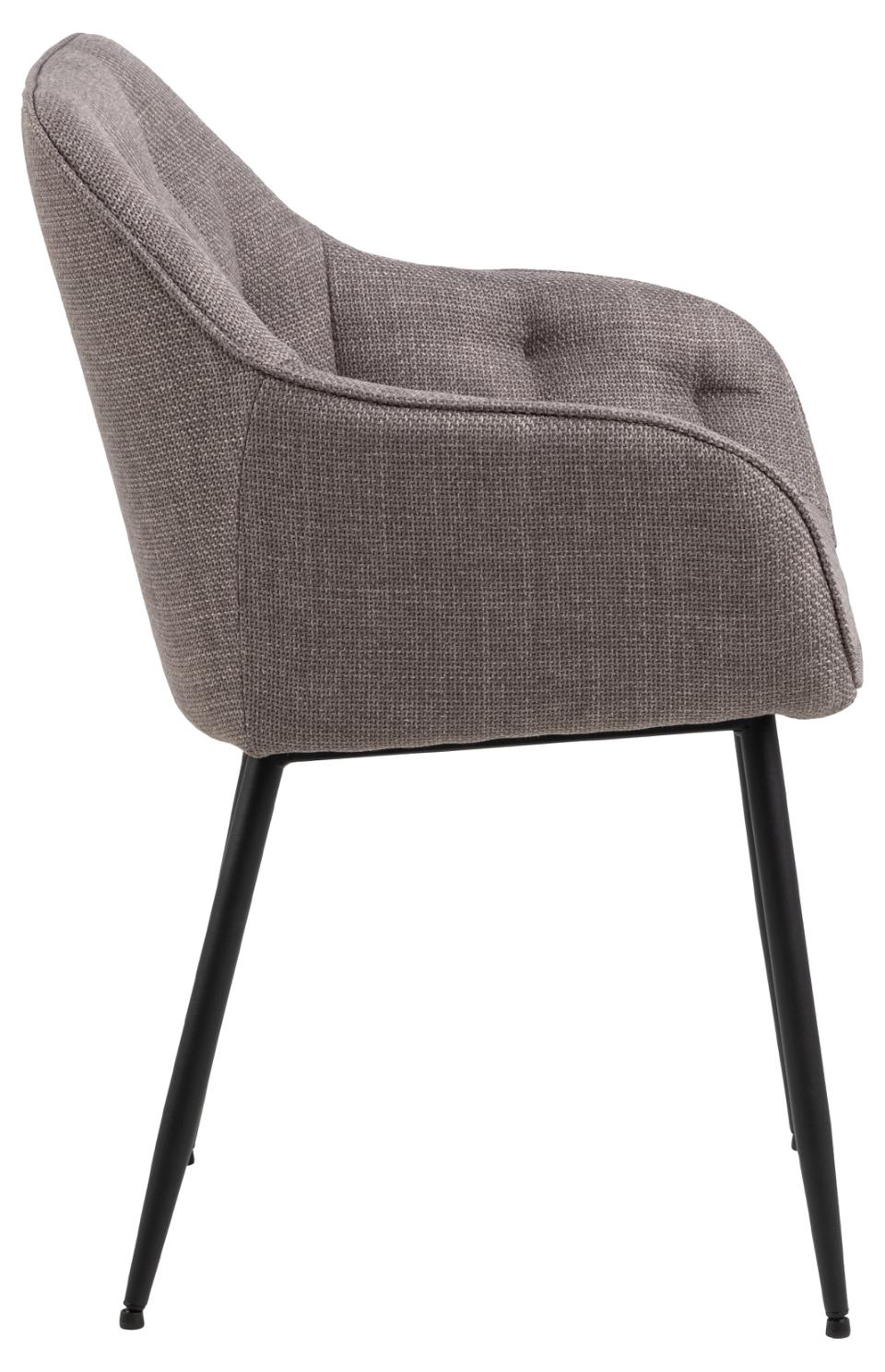 Krēsls Broo 58/55/83 cm gaiši pelēkbrūns - N1 Home