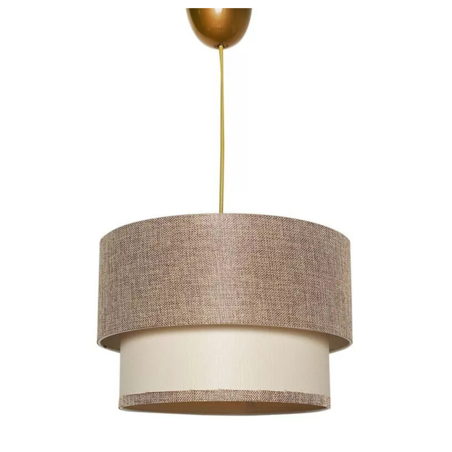 BUMHIA Piekaramā lampa, diametrs 30 cm, zelta un bēša - N1 Home