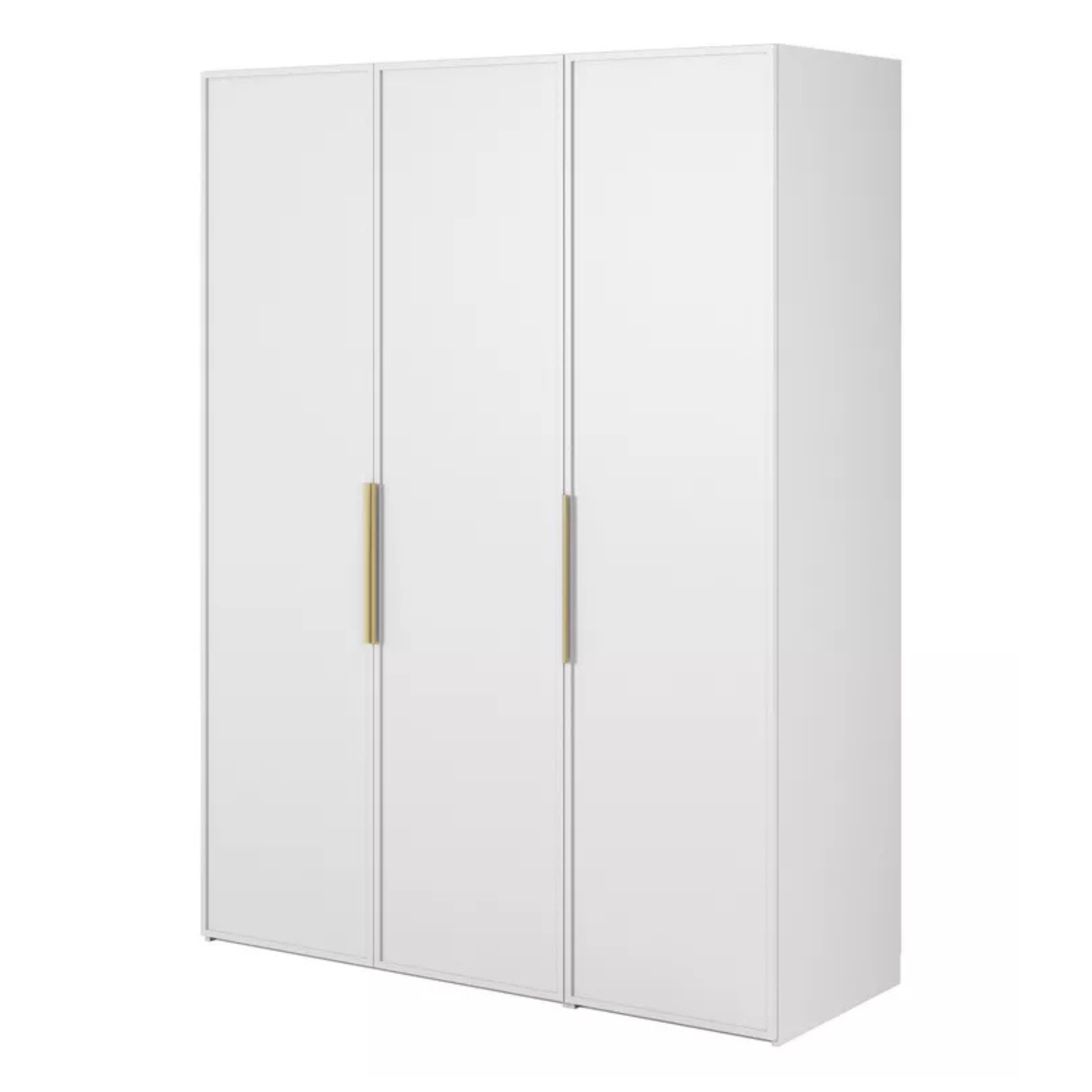 MEFRA Trīsdurvju skapis 150 cm, balts - N1 Home