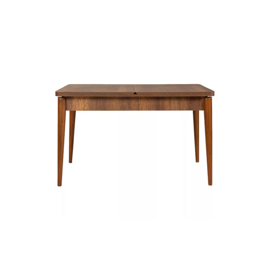 ELIO Pusdienu galds 129-163x80 cm, riekstkoks - N1 Home