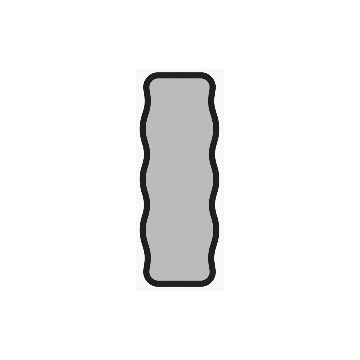 RORE Stāvspogulis 160x50 cm melnā rāmī - N1 Home