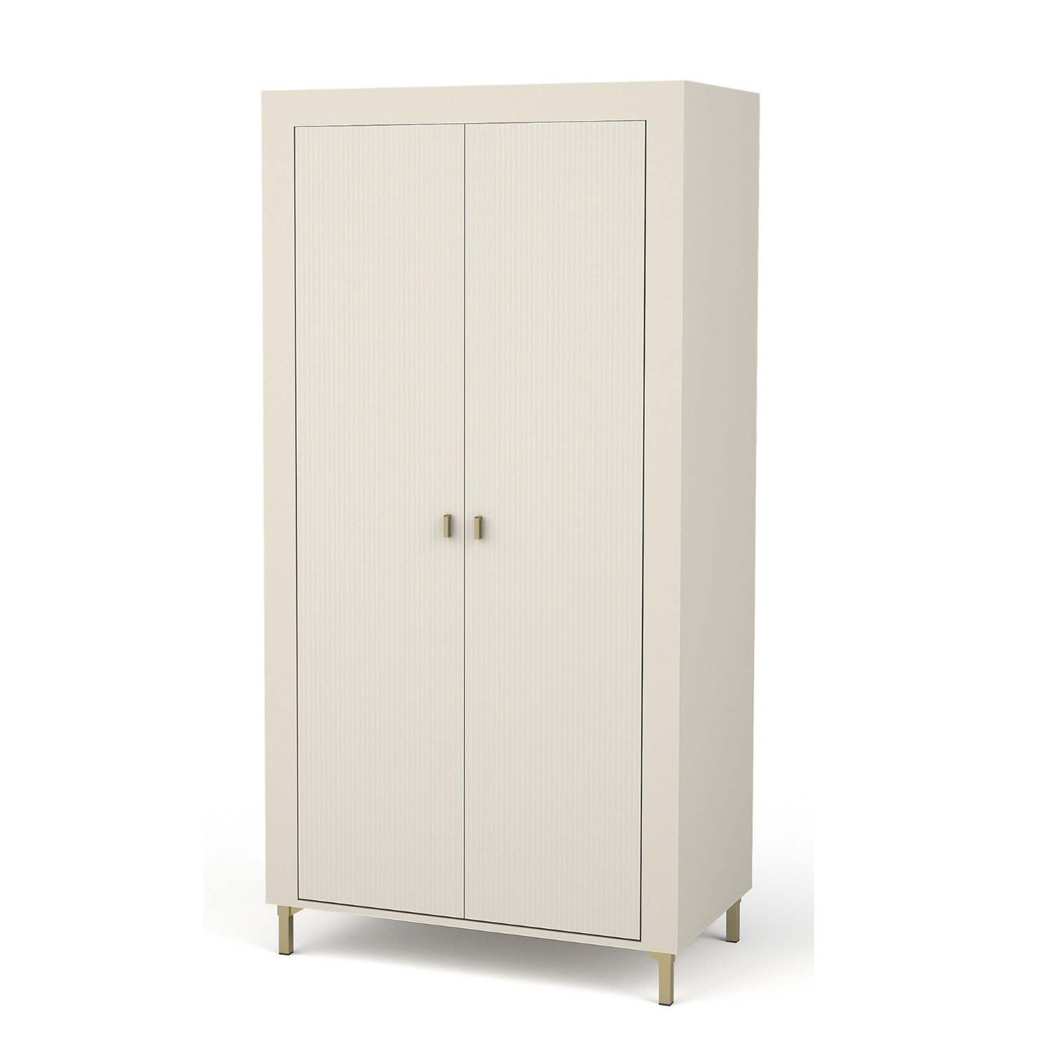 NOMILLA Divu durvju skapis 94 cm kašmira / viskija ozols - N1 Home