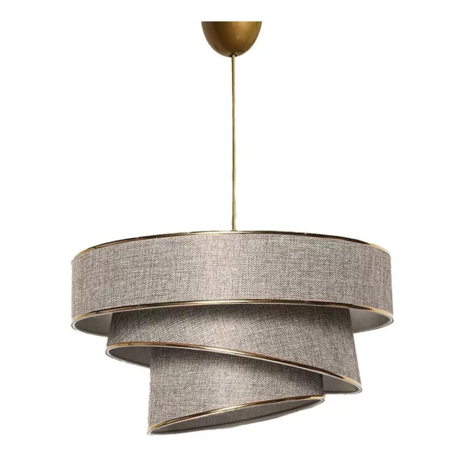 PERCOU Piekarināmā lampa 40 cm, zelta un bēša - N1 Home