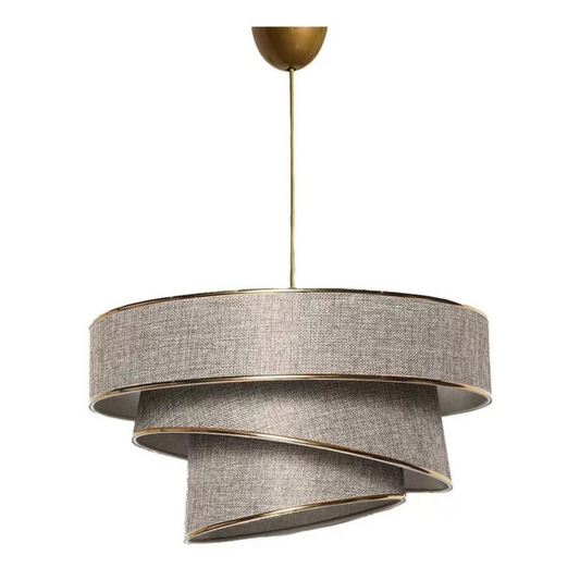 PERCOU Piekarināmā lampa 40 cm, zelta un bēša - N1 Home