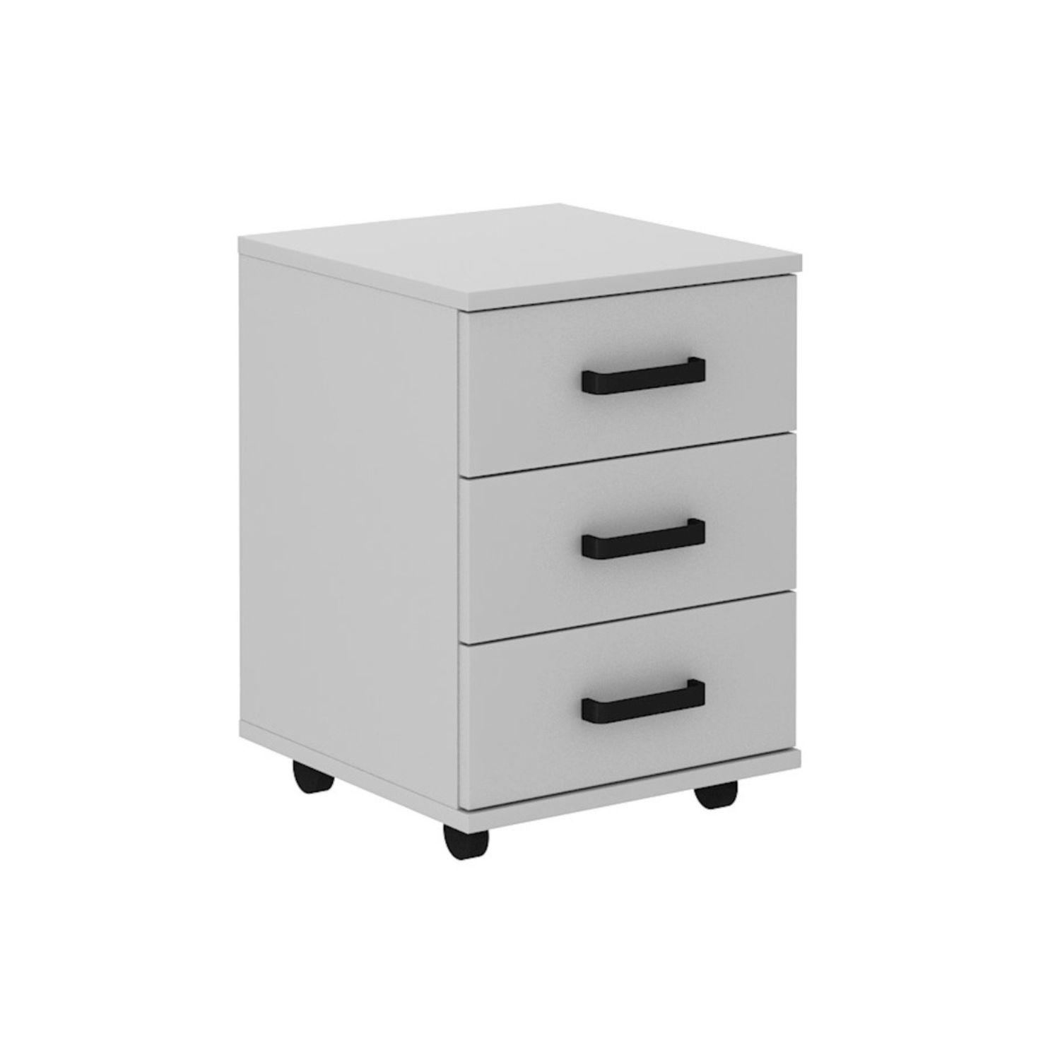 STUN konteiners ar trim atvilktnēm, 40 cm, pelēks - N1 Home