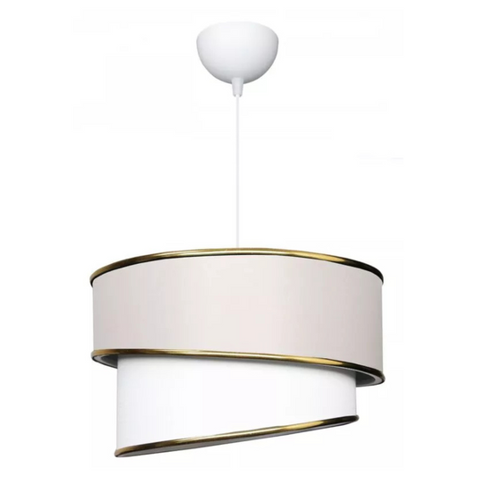 SALLYHAUS Piekaramā lampa, diametrs 30 cm, zelta un krēmkrāsas - N1 Home