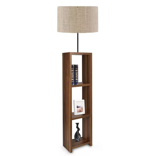 CIALPUN Stāvlampa 150 cm ar plauktiem, bēša - N1 Home