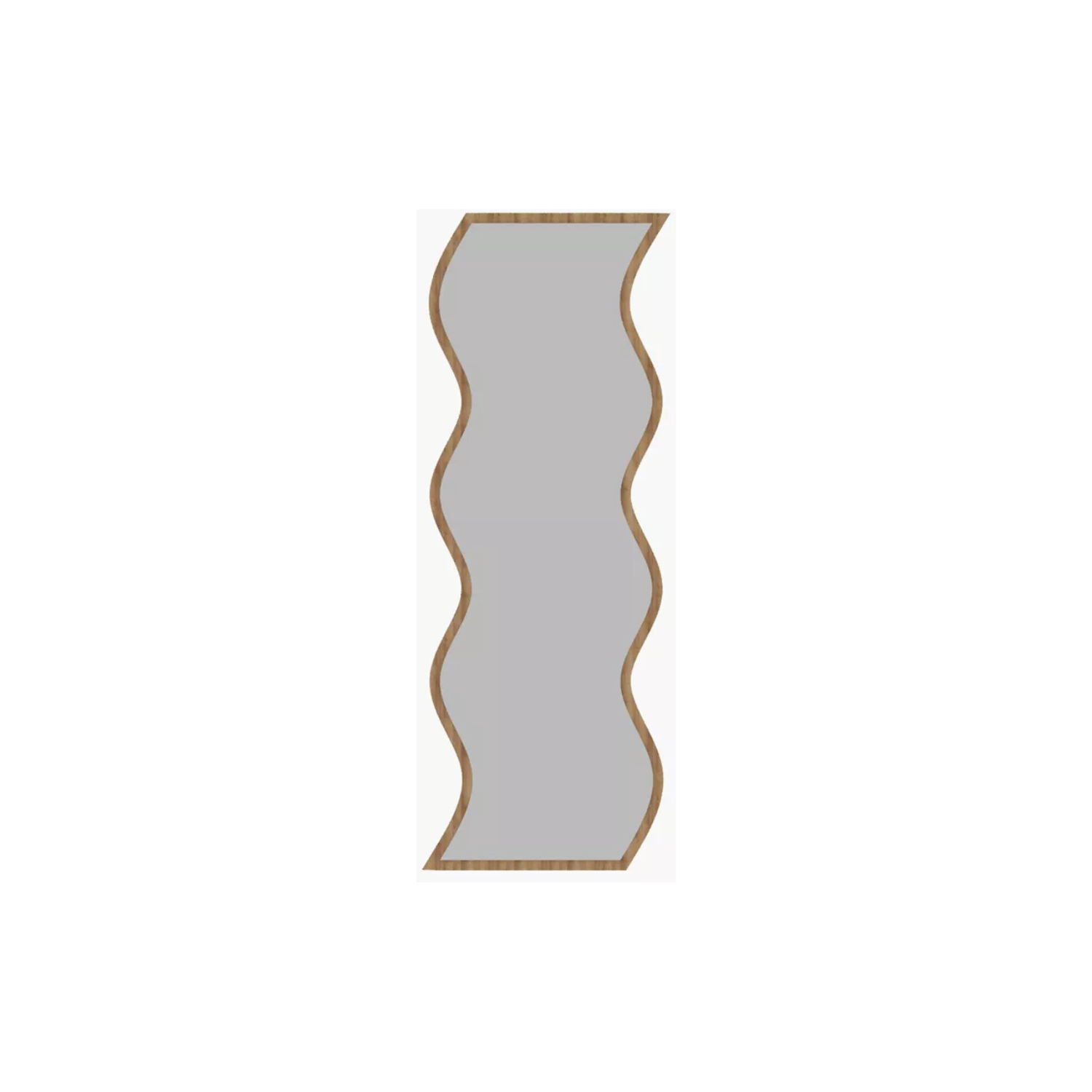 CUSTE Sienas spogulis 120x40 cm, ozols - N1 Home