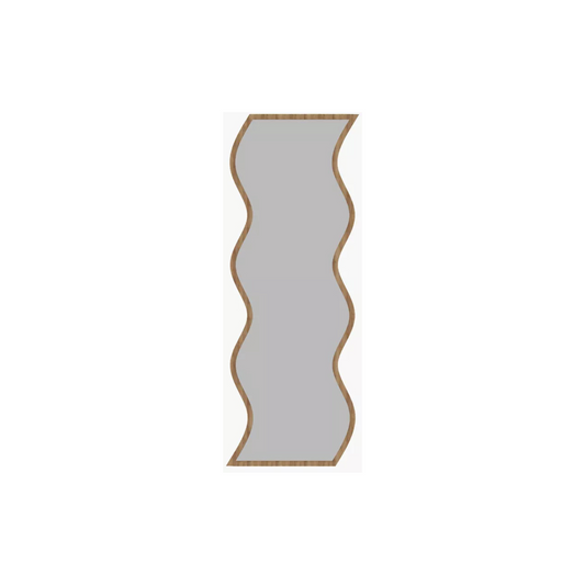 CUSTE Sienas spogulis 120x40 cm, ozols - N1 Home