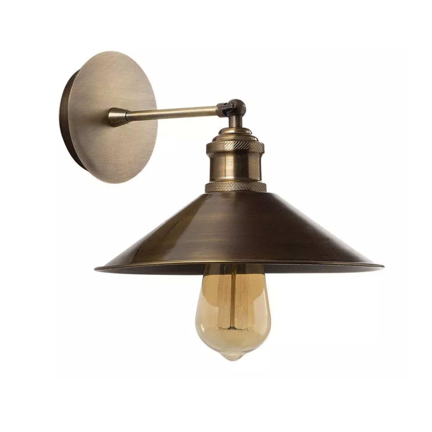 TAISE Sienas lampa cepure 24 cm diametrā zelta krāsā - N1 Home