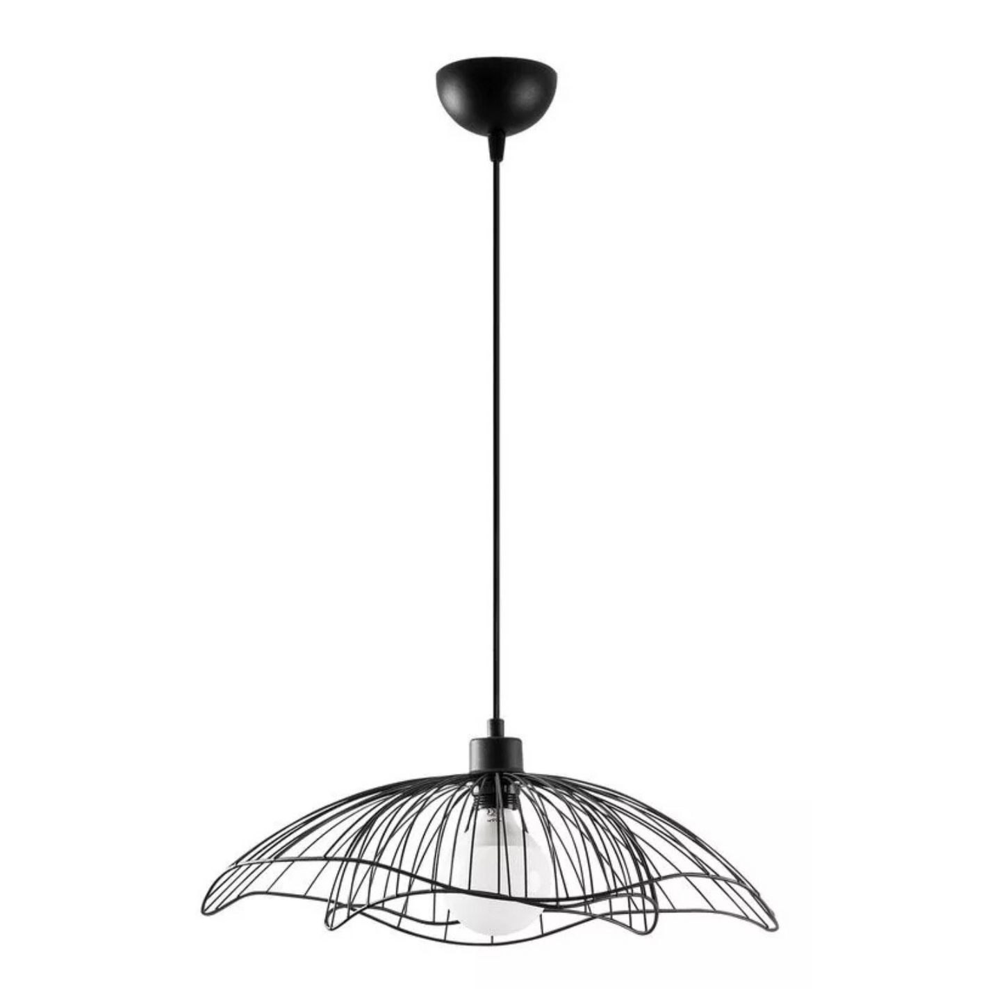 RISBLE Piekaramā lampa, diametrs 50 cm, melna - N1 Home