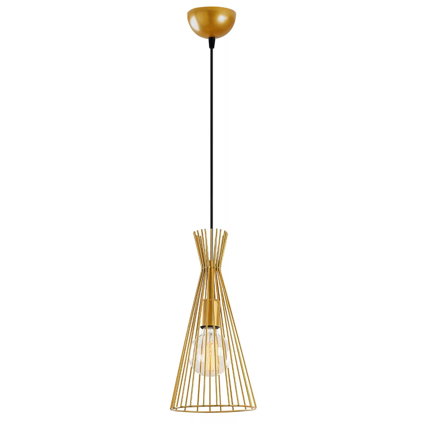 JILTO x1 trīsstūrveida zelta piekaramā lampa - N1 Home