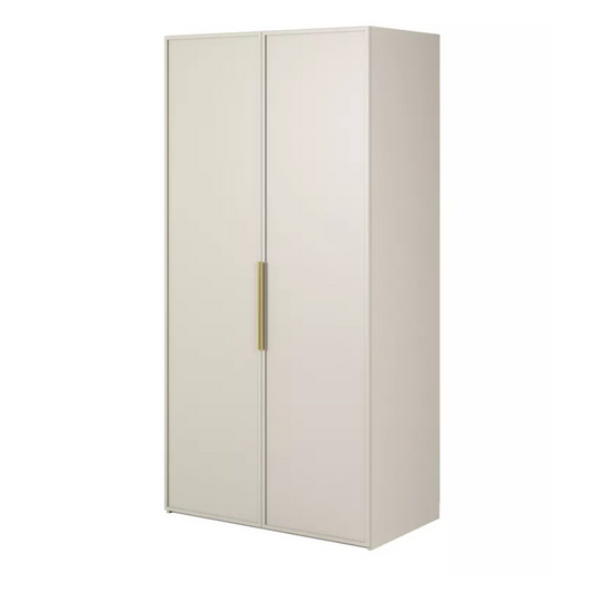 MEFRA Divdurvju skapis 100 cm, pelēks bēšs - N1 Home