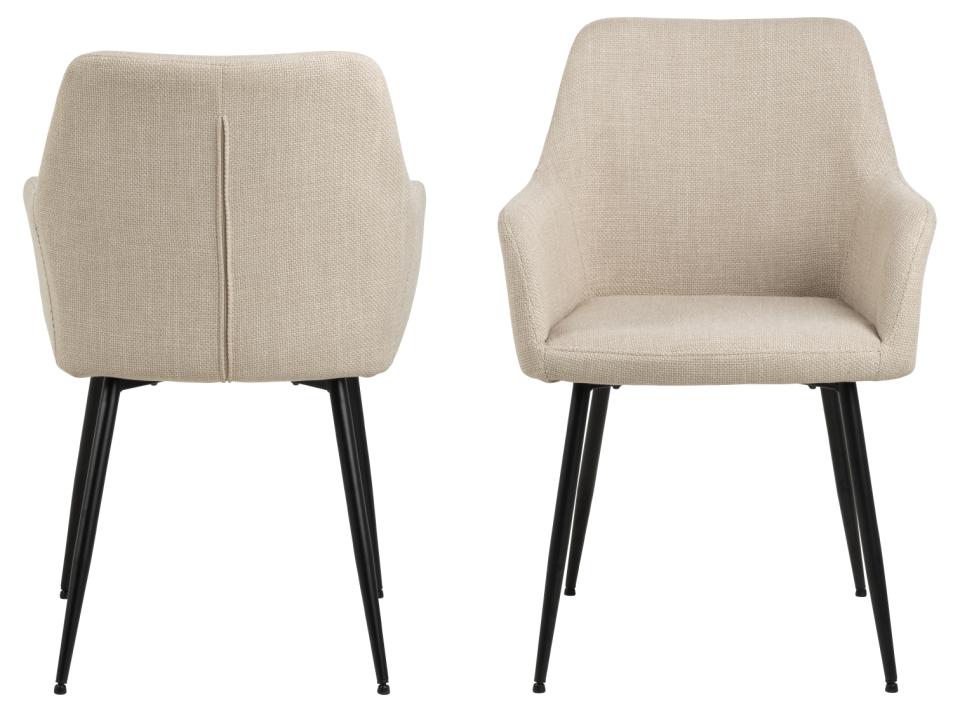 Krēsls Liz 59/59/85 cm bēšs - N1 Home