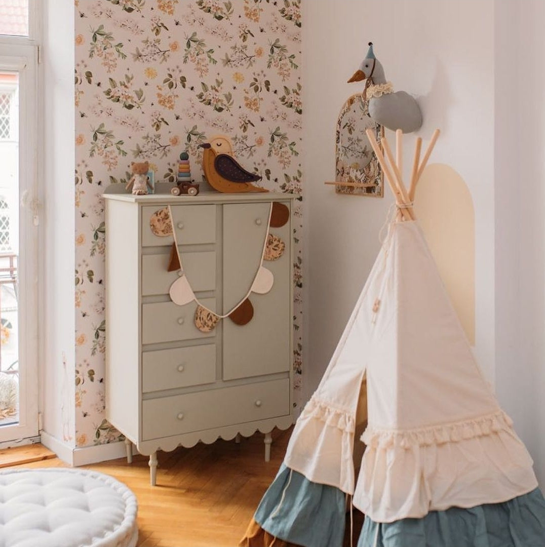 Kumode Bubi 140 x 84 x 50 cm olīves - N1 Home