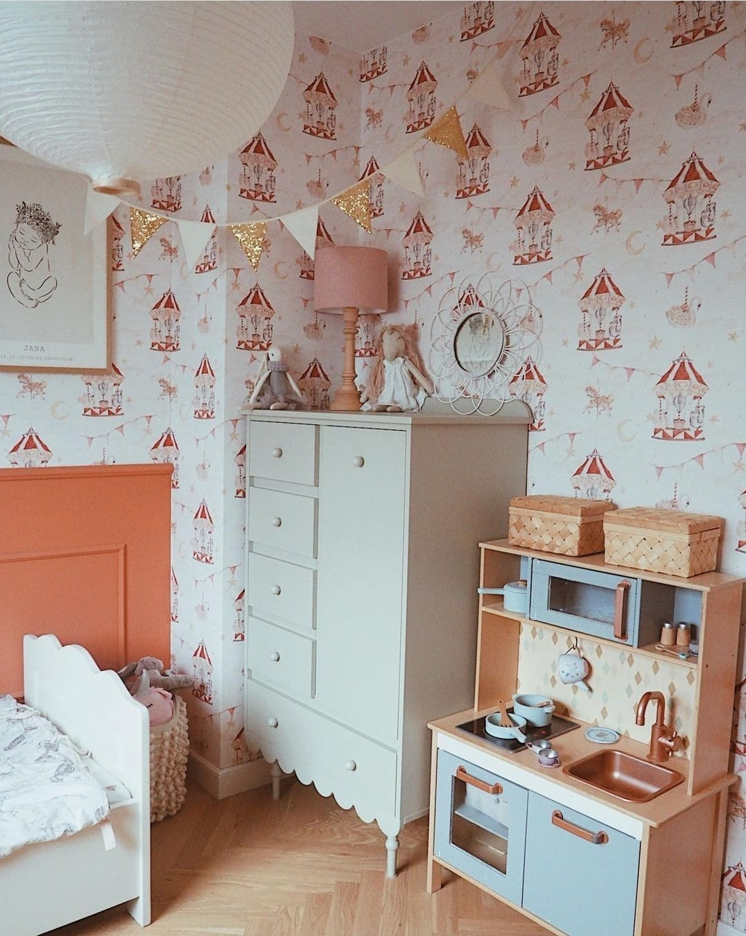 Kumode Bubi 140 x 84 x 50 cm olīves - N1 Home