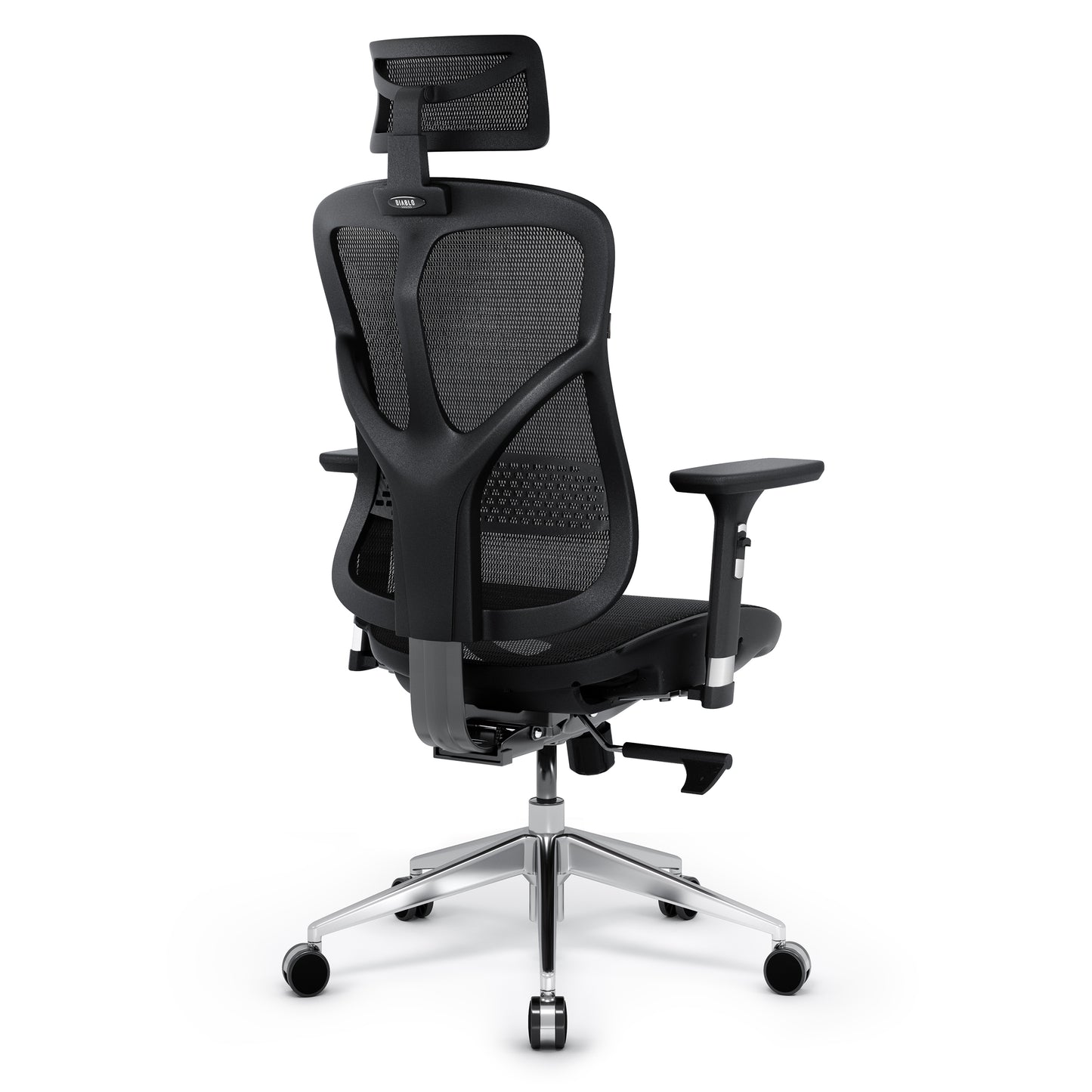 Krēsls V - Bas 119-130/50,5/68 cm melns - N1 Home