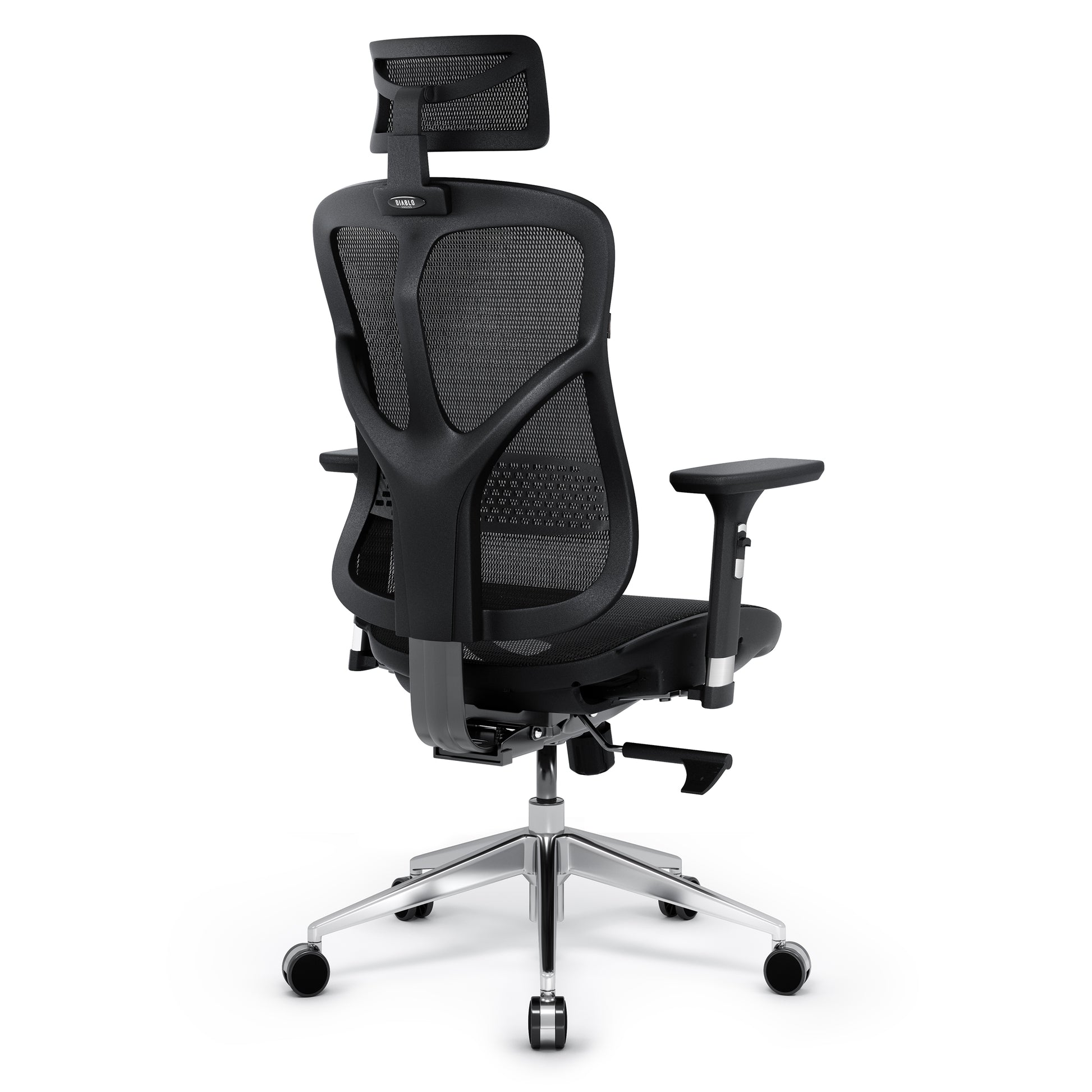 Krēsls V - Bas 119-130/50,5/68 cm melns - N1 Home