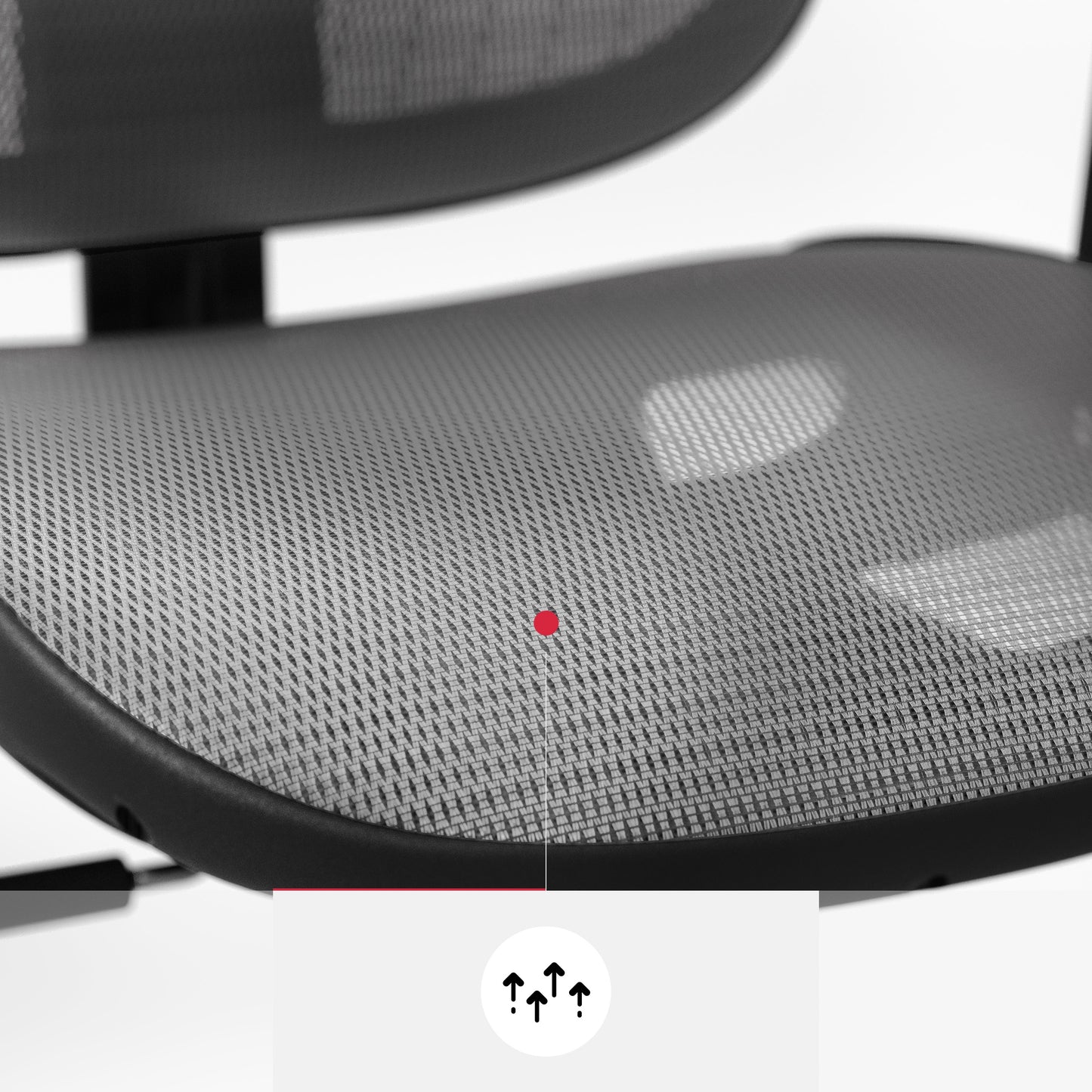 Krēsls V - Bas 119-130/50,5/68 cm melns/pelēks - N1 Home