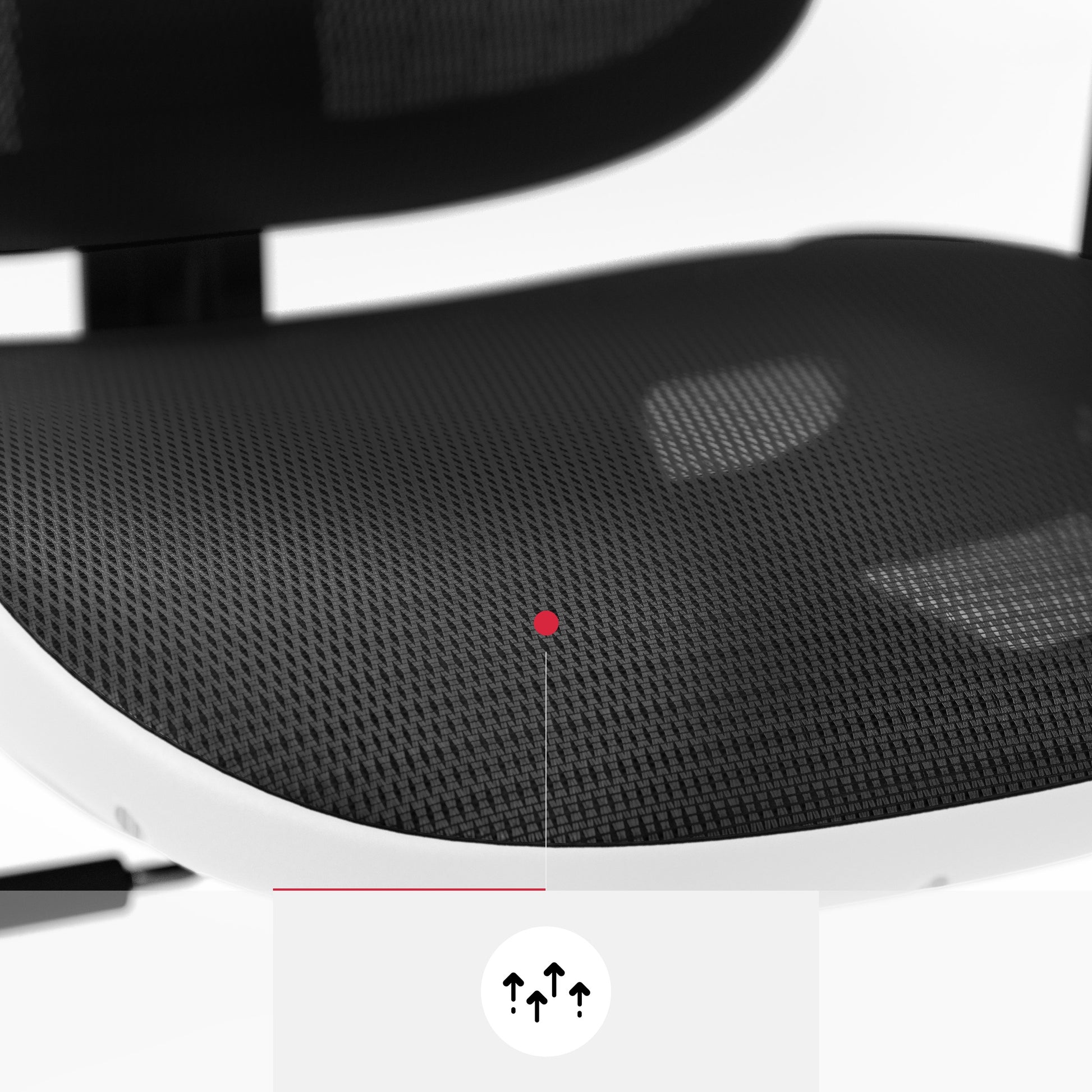 Krēsls V - Bas 119-130/50,5/68 cm balts/melns - N1 Home