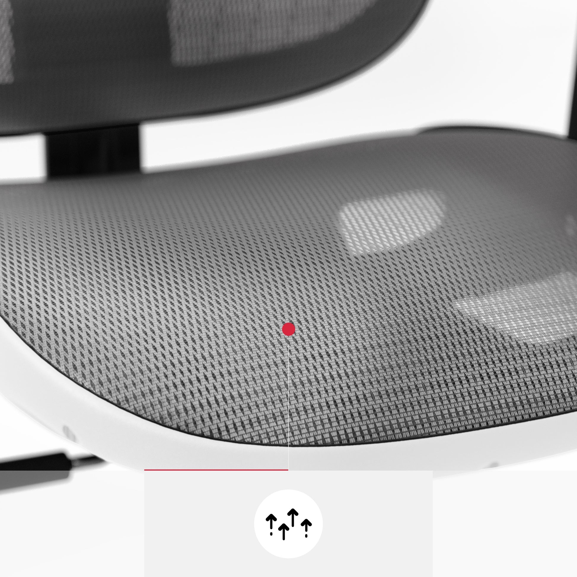 Krēsls V - Bas 119-130/50,5/68 cm balts/pelēks - N1 Home