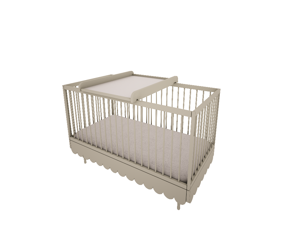 Mainītājs gultai Bubi 7 x 49 x 85 olīves - N1 Home