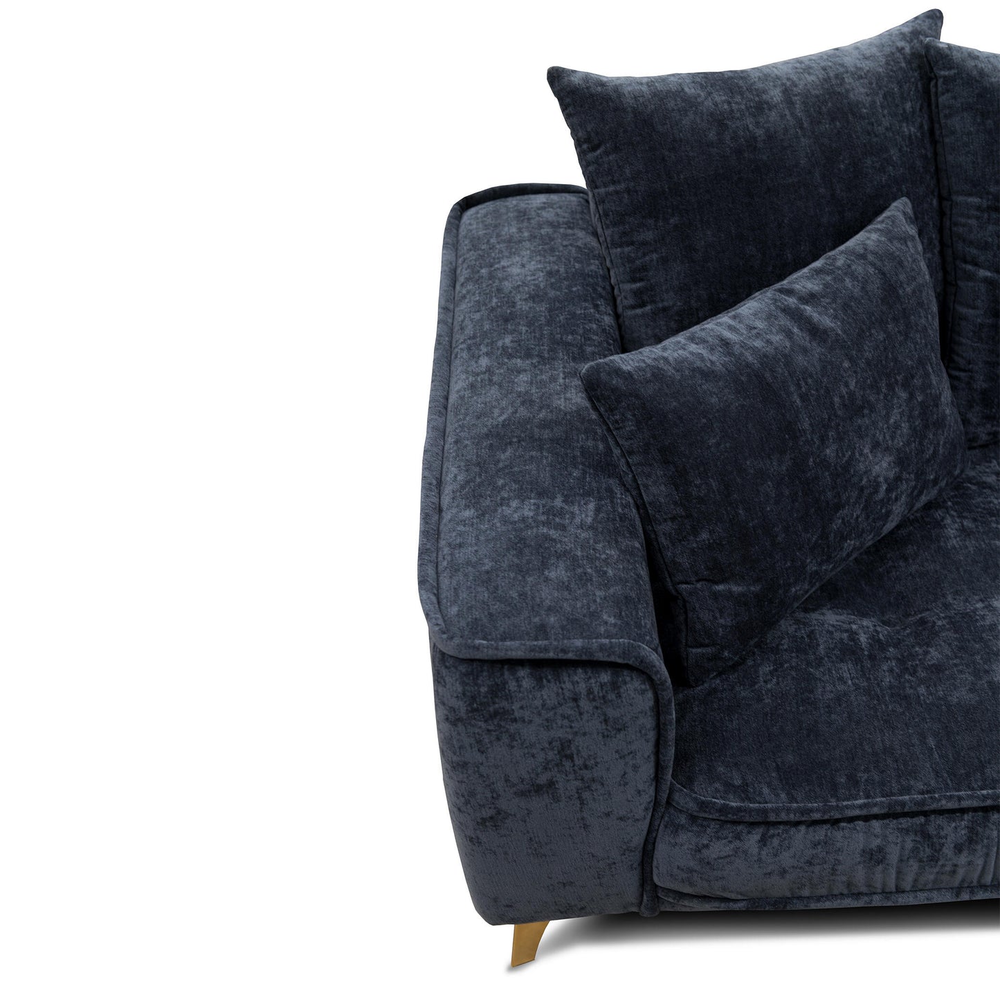 Dīvāns Belavio Befame 150-185/256-288/175-210 cm zils